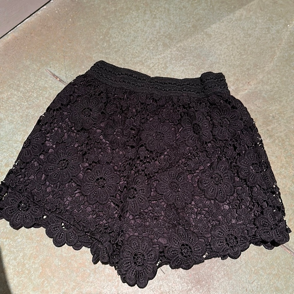 Black Lace Beach shorts